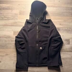 Carhartt Soft Shell Hooded Workwear Jacket Utility Streetwear Essential